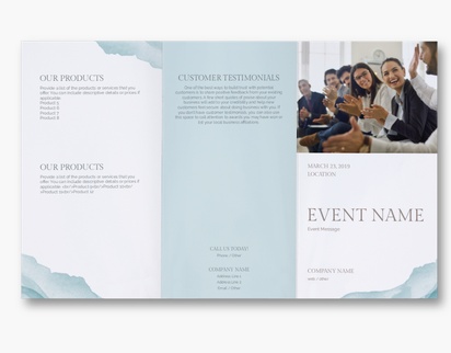 Design Preview for Design Gallery: Customer Service Custom Brochures, 8.5" x 14" Tri-fold