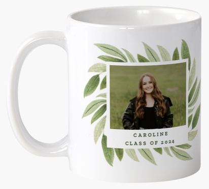 Design Preview for Graduation Custom Mugs Templates, Wrap-around