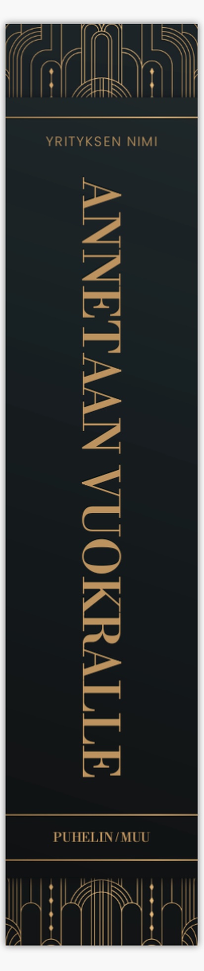 Mallin esikatselu Mallivalikoima: Kiinteistö Vinyylibanderollit, 76 x 366 cm
