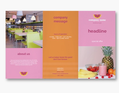 Design Preview for Design Gallery: Organic Food Stores Custom Brochures, 8.5" x 14" Tri-fold