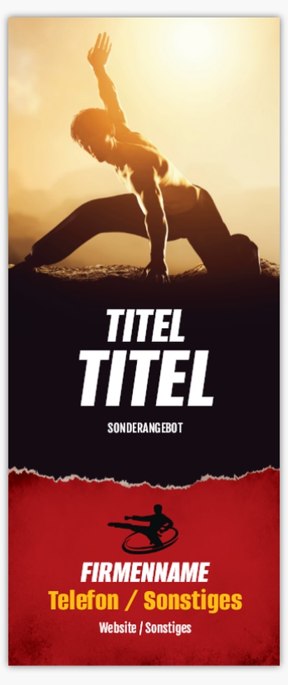 Designvorschau für Designgalerie: Vinyl-Werbebanner Sport, 76 x 183 cm