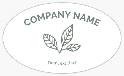 Design Preview for Design Gallery: Retail & Sales Product Labels, 12.7 x  7.6 cm Oval