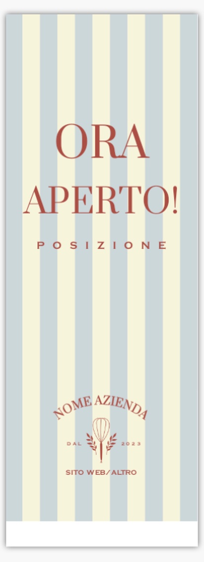 Anteprima design per Galleria di design: roll up per cibo e bevande, 60 x 165 cm Economica