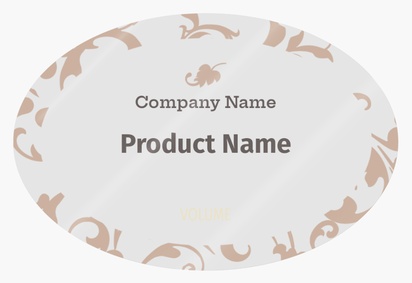 Design Preview for Design Gallery: Antiques Product Labels on Sheets, Oval 7.6 x 5.1 cm