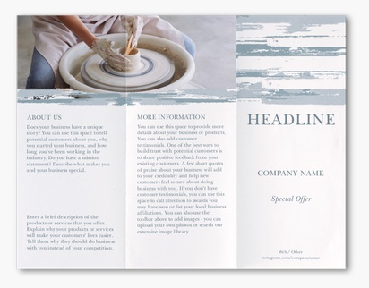 Design Preview for Design Gallery: Modern & Simple Custom Brochures, 8.5" x 11" Z-fold