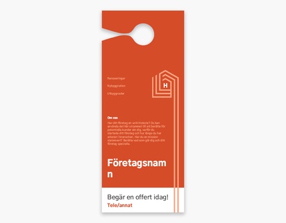 Förhandsgranskning av design för Designgalleri: Fastigheter Dörrhängare, Stor