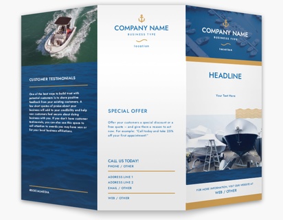 Design Preview for Automotive & Transportation Custom Brochures Templates, 8.5" x 11" Tri-fold