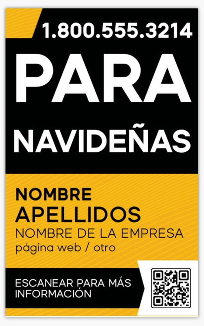 Un agente de bienes raíces venta diseño negro naranja para Objetivo