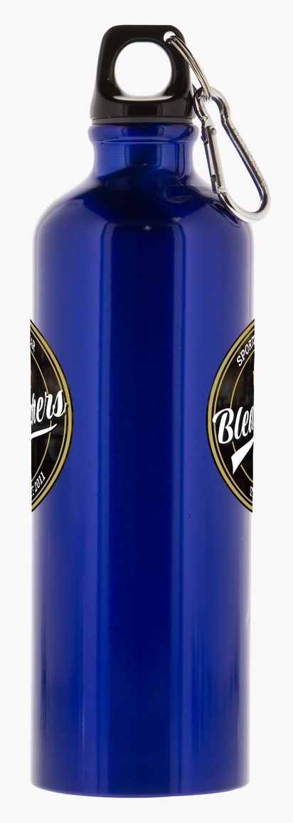 Design Preview for Design Gallery: Restaurants Aluminum Water Bottle with Carabiner – 26 oz.