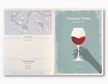 Design Preview for Design Gallery: Gourmet & Fine Food Custom Brochures, 11" x 17" Bi-fold