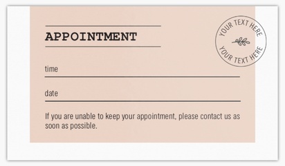 A appointment card soft gray design for Appointment Cards
