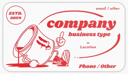 Design Preview for Retro & Vintage Rounded Corner Business Cards Templates, Standard (3.5" x 2")