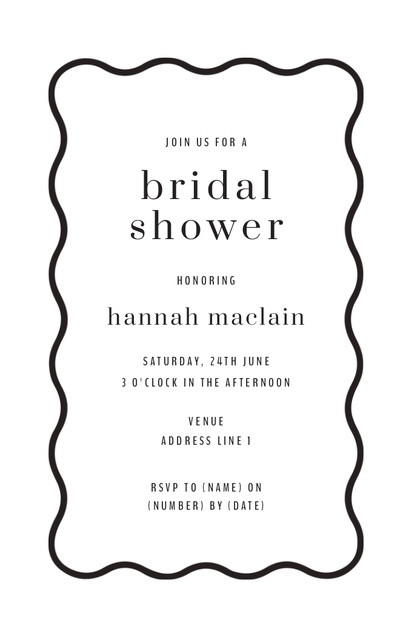 Design Preview for Design Gallery: Wedding Events Invitations and Announcements, Flat 11.7 x 18.2 cm