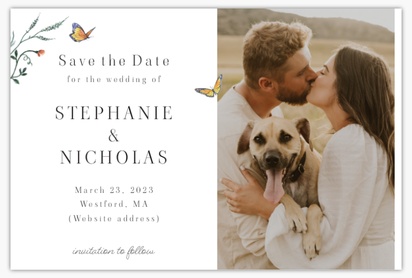 Design Preview for Save the Date Postcards Templates, 4" x 6"