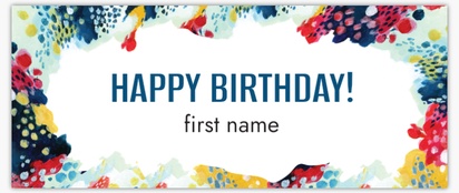 Design Preview for Design Gallery: Birthday Vinyl Banners, 76 x 183 cm