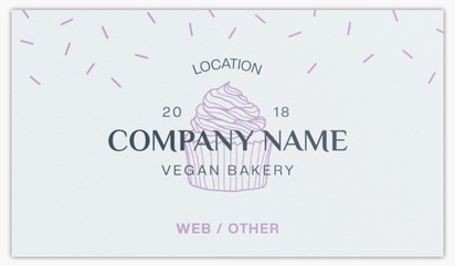 Design Preview for Bakeries Glossy Business Cards Templates, Standard (3.5" x 2")