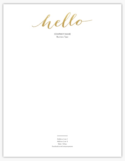 Design Preview for Design Gallery: Marketing & Communications Notepads, 8.5" x 11"