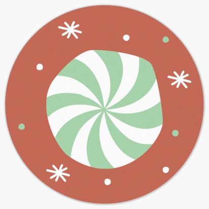 Design Preview for Design Gallery: Sweet Shops Product Labels on Sheets, Circle 3.8 x 3.8 cm