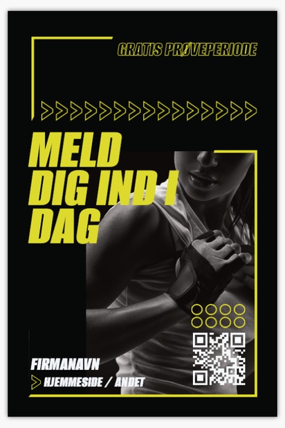 Forhåndsvisning af design for Designgalleri: Sport og fitness Gulvklistermærker, 600 x 914 mm