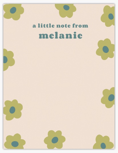 Design Preview for Note Cards, Flat 10.7 x 13.9 cm