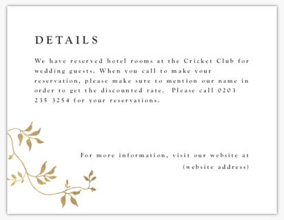 Design Preview for Wedding Enclosure Cards