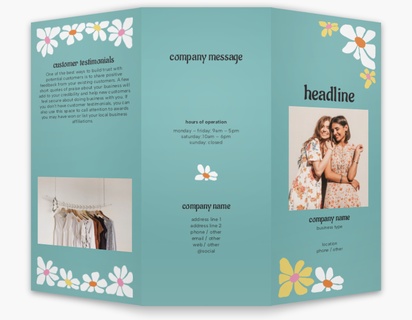 Design Preview for Design Gallery: Bags & Accessories Custom Brochures, 8.5" x 11" Tri-fold