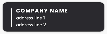 Design Preview for Templates for Modern & Simple Return Address Labels 