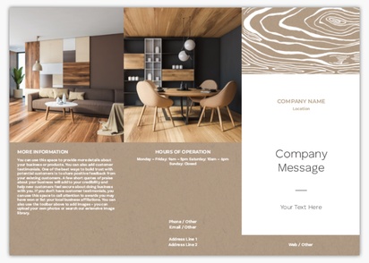 Design Preview for Design Gallery: Interior Decorating & Design Flyers, Tri-fold DL