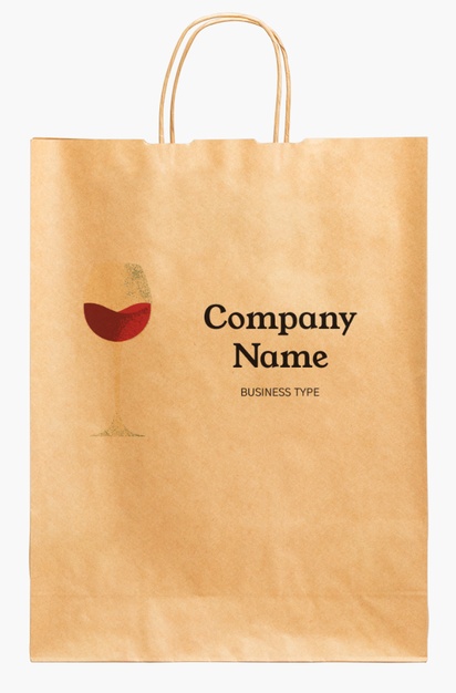 Design Preview for Design Gallery: Gourmet & Fine Food Paper Bags, 42 x 32 x 11 cm