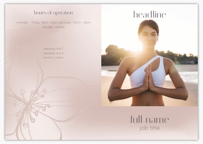 Design Preview for Templates for Health & Wellness Flyers and Pamphlets , Bi-fold A5