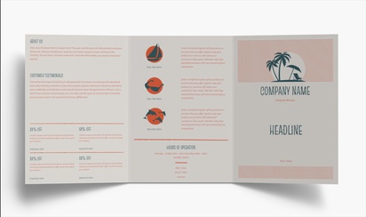 Design Preview for Design Gallery: Retro & Vintage Folded Leaflets, Tri-fold A4 (210 x 297 mm)