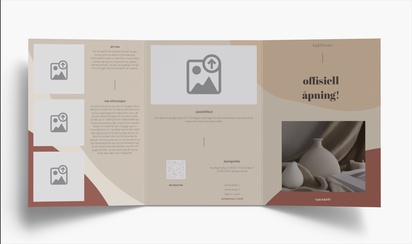 Forhåndsvisning av design for Designgalleri: Kunstgallerier Brosjyrer, 3-fløyet A4 (210 x 297 mm)