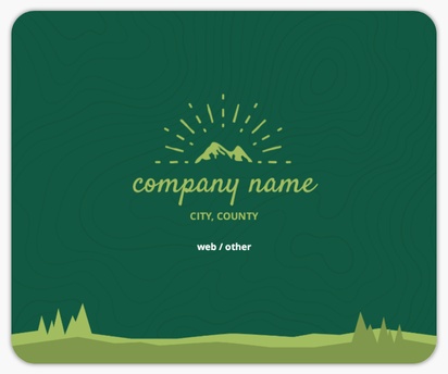 Design Preview for Design Gallery: Travel & Accommodation Custom Mouse Pads