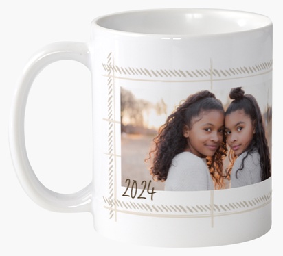 Design Preview for Design Gallery: Rustic Personalised Mugs, 325 ml  Wrap-around