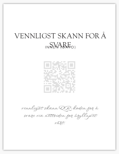 Forhåndsvisning av design for Designgalleri: Svarkort, 13.9 x 10.7 cm