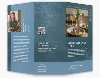 Design Preview for Design Gallery: Gourmet & Fine Food Custom Brochures, 8.5" x 11" Tri-fold