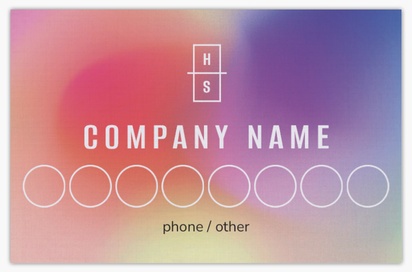 Design Preview for Design Gallery: Internet Communications Linen Business Cards