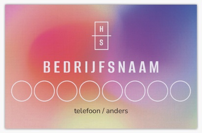 Voorvertoning ontwerp voor Ontwerpgalerij: Internet en communicatie Linnen visitekaartjes