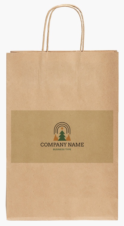 Design Preview for Design Gallery: Nature & Landscapes Paper Bags, 35.5 x 24 x 12 cm