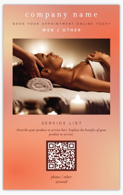 Design Preview for Design Gallery: Beauty Consulting & Pampering Vinyl Banners, 76 x 122 cm