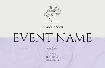 Design Preview for Templates for Business Invitations and Announcements , Flat 11.7 x 18.2 cm