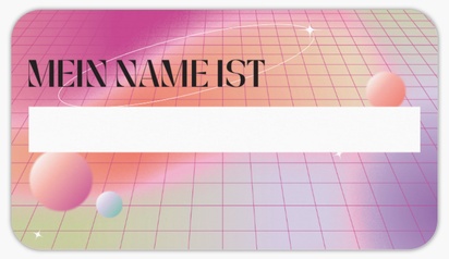 Designvorschau für Designgalerie: Selbstklebende Namensschilder Einzelhandel