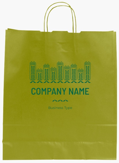 Design Preview for Design Gallery: Retail & Sales Single-Colour Paper Bags, L (36 x 12 x 41 cm)