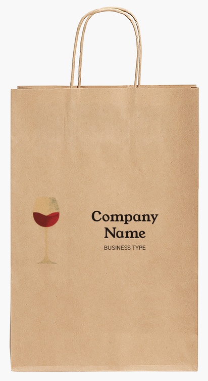 Design Preview for Design Gallery: Gourmet & Fine Food Paper Bags, 35.5 x 24 x 12 cm