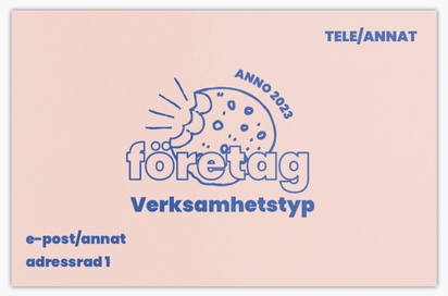 Förhandsgranskning av design för Designgalleri: Bageri Extratjocka visitkort, Standard (85 x 55 mm)