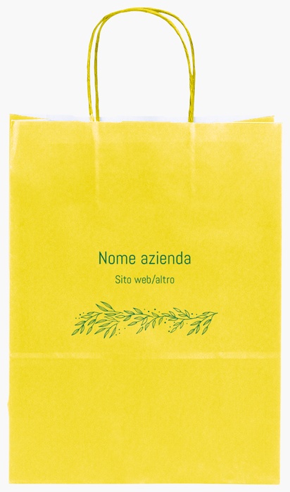 Anteprima design per Galleria di design: sacchetti di carta stampa monocolore per floreale, S (22 x 10 x 29 cm)