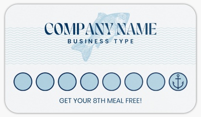 Design Preview for Food & Beverage Rounded Corner Business Cards Templates, Standard (3.5" x 2")