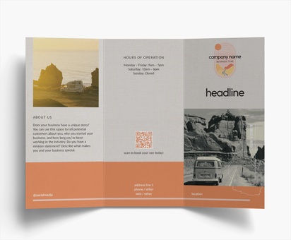 Design Preview for Design Gallery: Summer Folded Leaflets, Tri-fold DL (99 x 210 mm)
