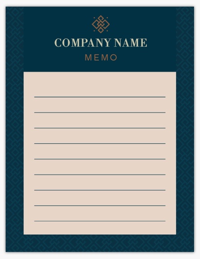 Design Preview for Property & Estate Agents Notepads Templates, 4" x 5.5"