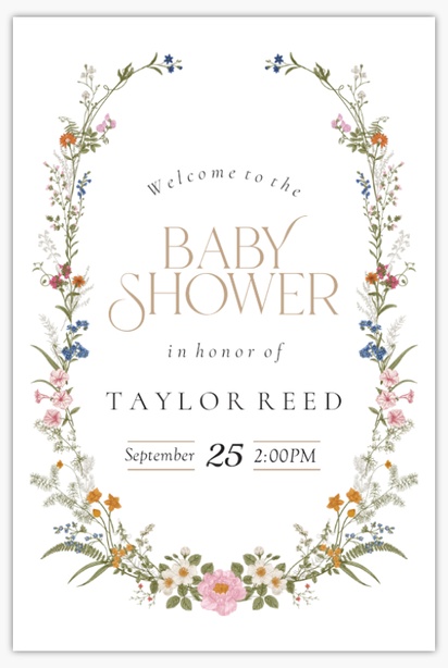Design Preview for Design Gallery: Baby Shower Posters, 24" x 36"